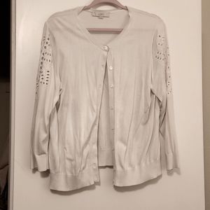 White Cardigan from Loft